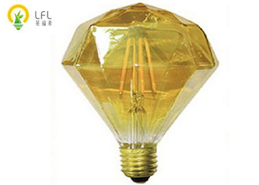 lampadine decorative del diamante piano LED di 4W 2200K con vetro dorato D64*148mm