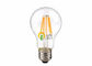 130lm/W lampadine dorate del filamento LED, lampadine economizzarici d'energia del LED con il certificato dell'UL es