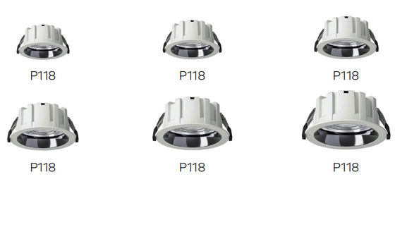 3.5 Inch Dimmable LED Downlights Ultra Thin 3000K Warm White Recessed Ceiling Lights For Airpot Hotel School 15W 2000LM